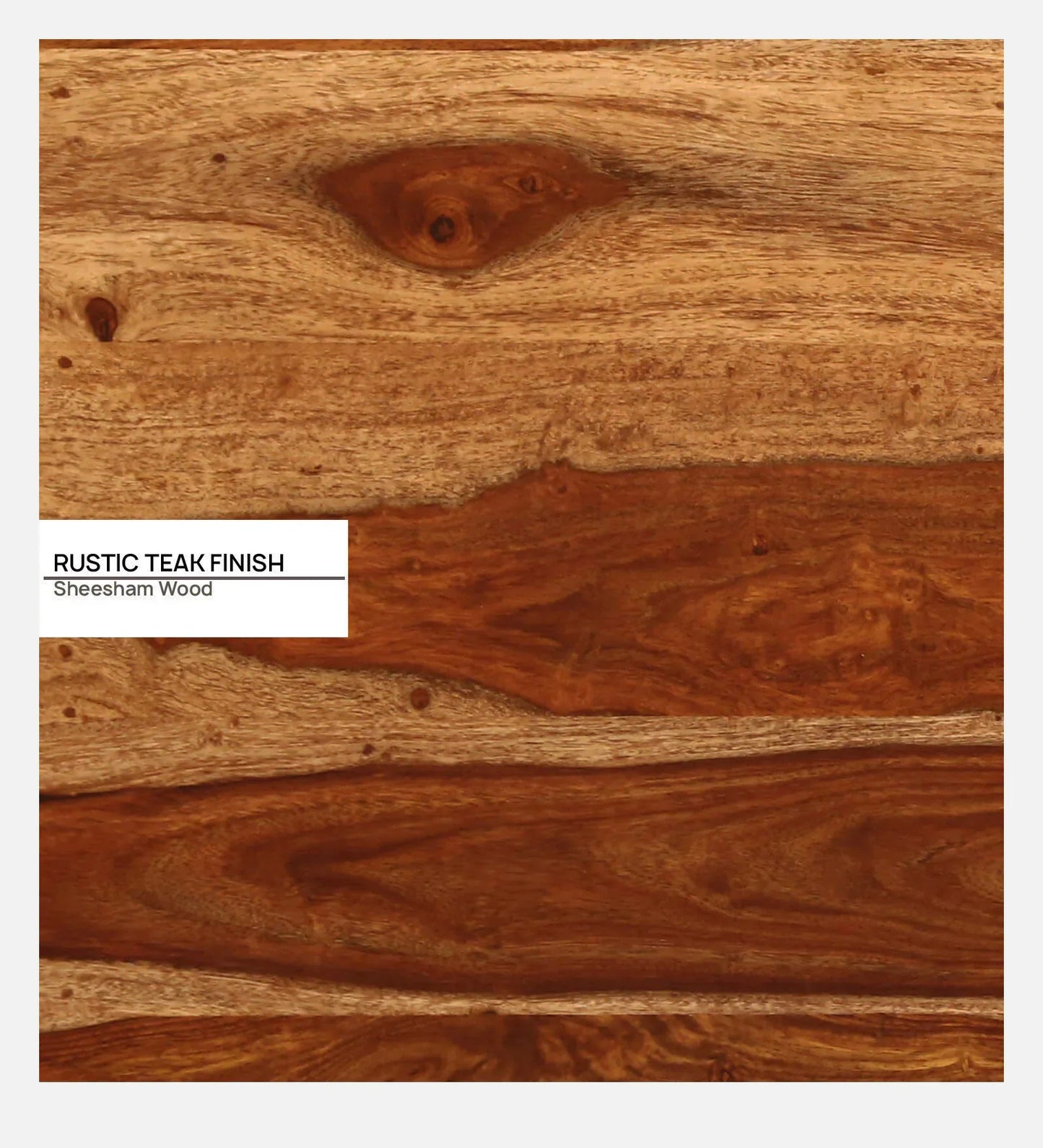 Sheesham Wood Trunk in Scratch Resistant Rustic Teak Finish