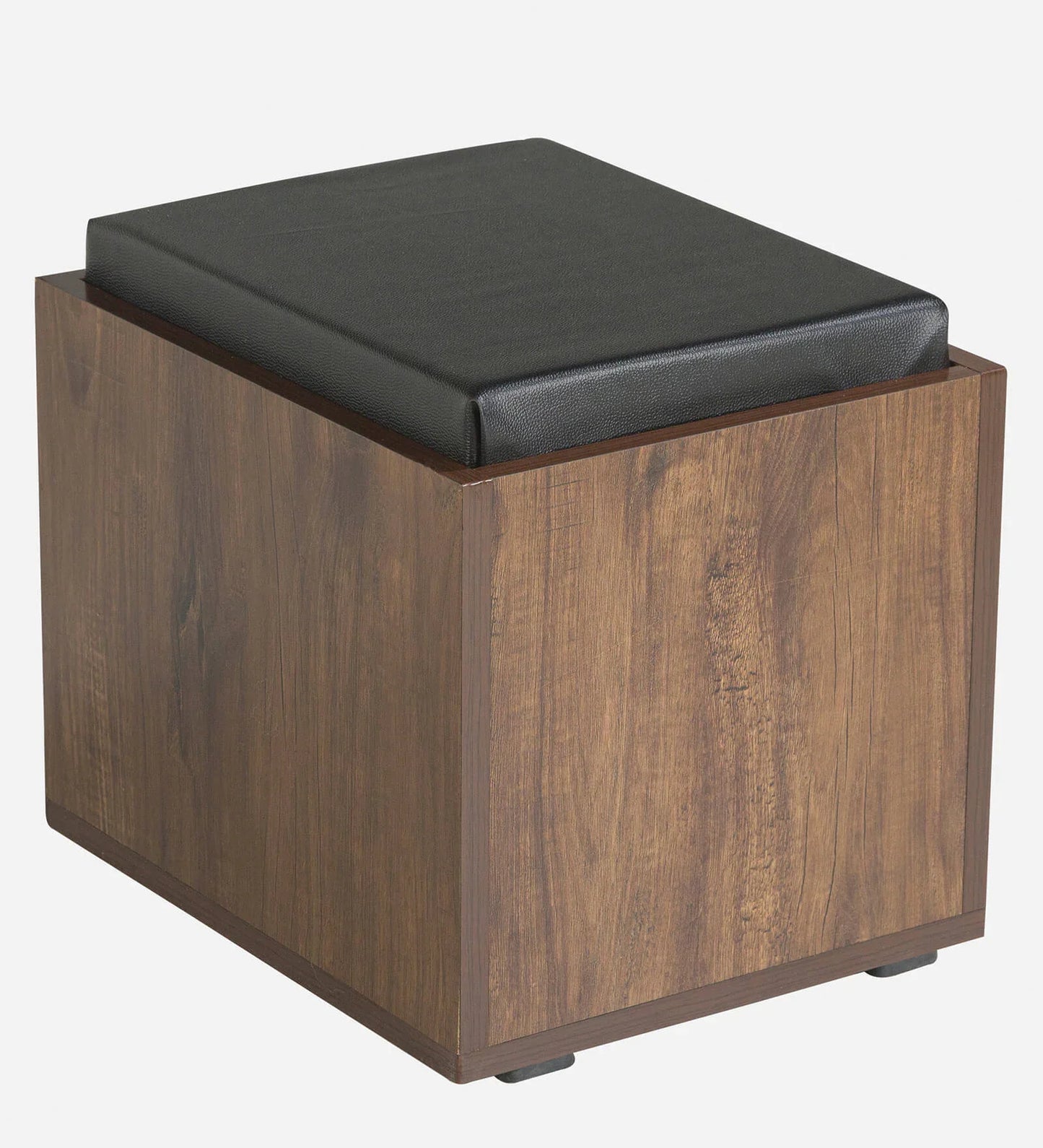 Nesting Coffee Table With 4 Stools In Classic Walnut Finish