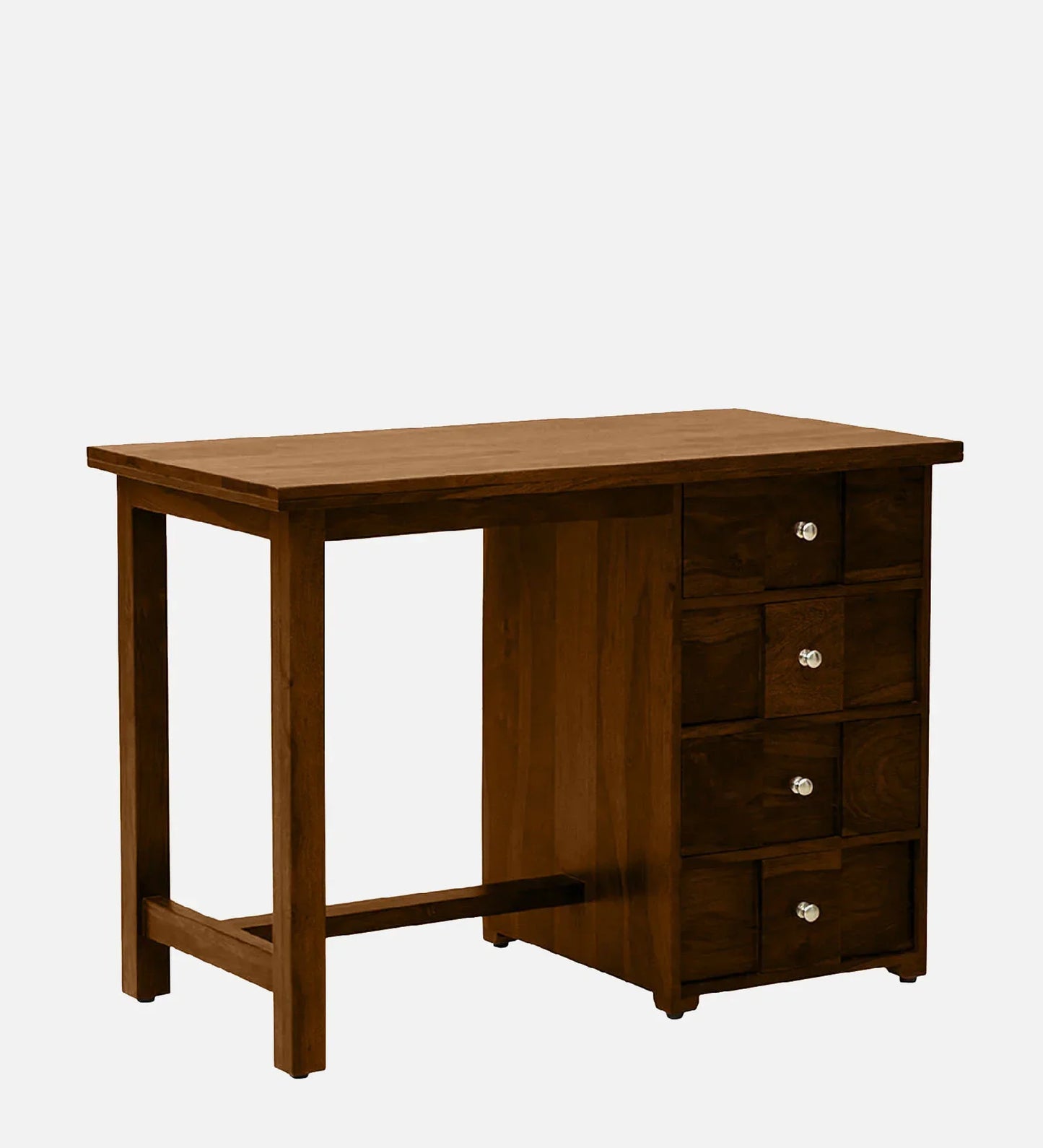 Sheesham Wood Writing Table In Scratch Resistant Provincial Teak Finish With Drawers