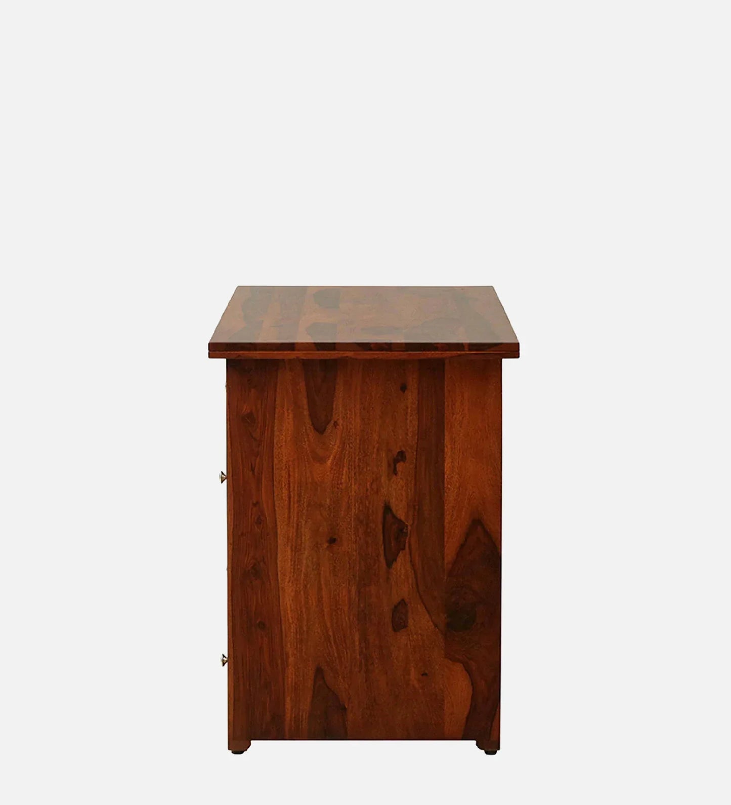 Sheesham Wood Writing Table In Scratch Resistant Honey Oak Finish With Drawers