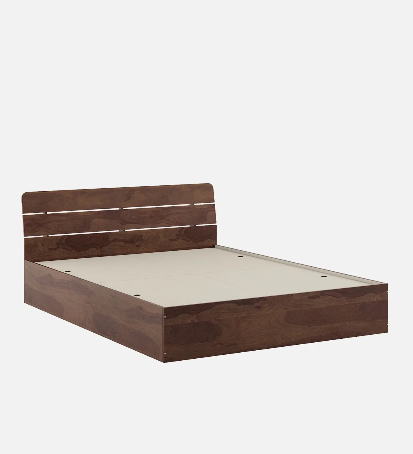 Queen Bed In Sheesham Finish With Box Storage