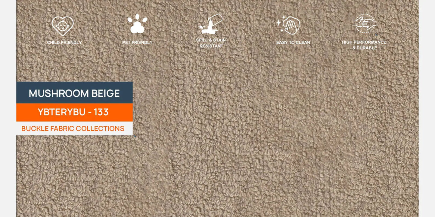 3 Seater Sofa In Mushroom Beige Colour